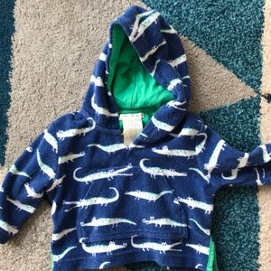 Pottery Barn Kids hooded pool coverup